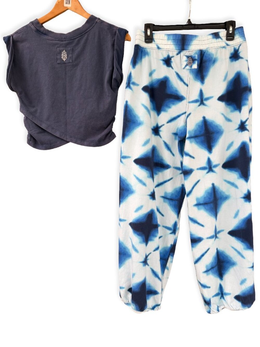 FP Movement Hot Shot Crossover Set Shibori Navy Combo NWOT M - Picture 6 of 16
